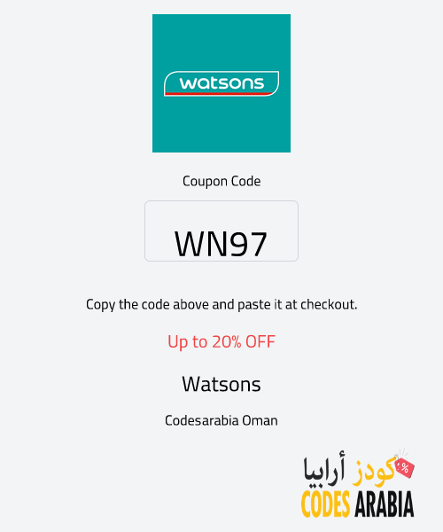 Watsons Up to 20% OFF